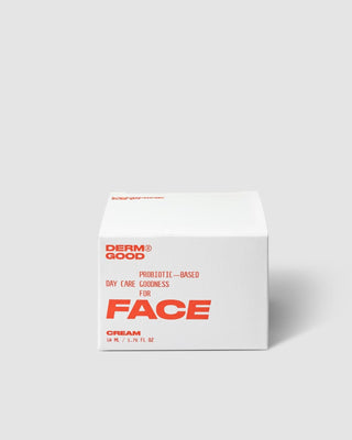Crema facial de día antiarrugas para pieles 40+ con probióticos Derm Good