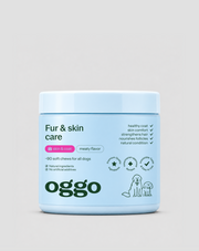 Suplemento para el pelaje y la piel del perro Fur & Skin Oggo 180 g