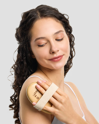 Uddo cepillo de masaje corporal de cerdas naturales de jabalí - 3