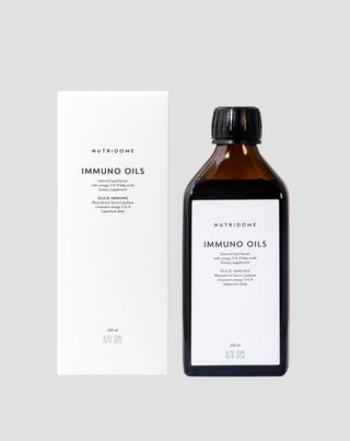 Aceite para la inmunidad con ácidos grasos Omega 3-6-9 líquido Nutridome Immuno 250 ml