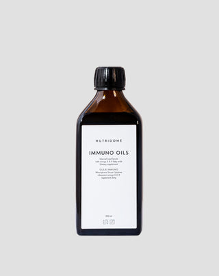 Aceite para la inmunidad con ácidos grasos Omega 3-6-9 líquido Nutridome Immuno 250 ml