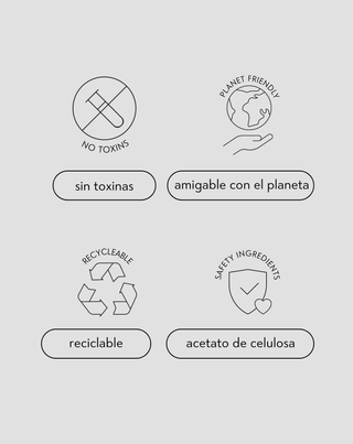 Juego de pinzas grandes Twisty para el cabello – marmoleada y rosa - 2 uds - 5