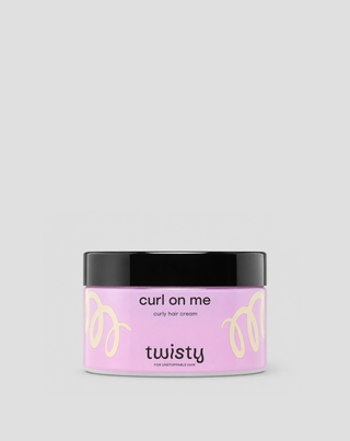Twisty Crema activadora de rizos naturales para cabello rizado y encrespado, versión mini, 100 ml