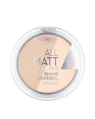 Polvo matificante All Matt Plus Shine Control Powder 010 color Transparent Catrice