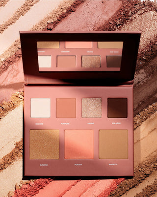 Paleta multifuncional para maquillaje de rostro y ojos get the glow look Paese 3