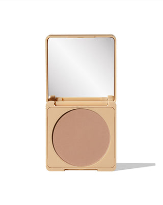 Bronceador prensado Selfglow 02 Warm con principios activos para el contorno facial Paese - 1