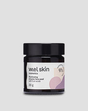 Exfoliante enzimático facial iluminador con ácidos de frutas Mel Skin