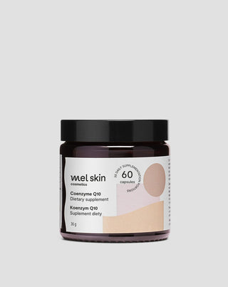 Coenzima Q10 en cápsulas para tener un sistema circulatorio sano y una piel y un cabello bonitos Mel Skin 60 unidades