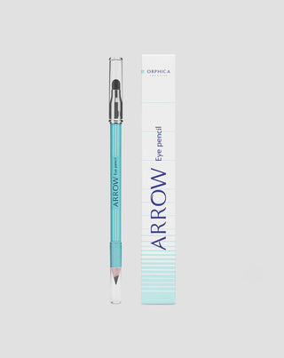 Lápiz de ojos negro con extractos de plantas y difuminador Arrow Orphica