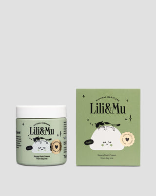 Crema para la dermatitis del pañal, escoceduras y escaras Lili&amp;Mu