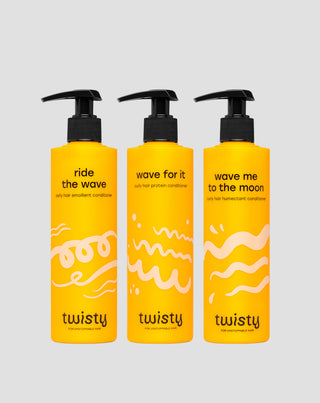 Set de acondicionadores PEH proteínas emolientes humectantes Twisty - 1