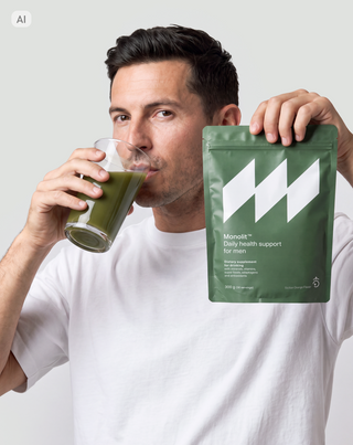 Suplemento para beber para hombres apoyo integral del organismo, vitaminas, minerales, fibra Monolit