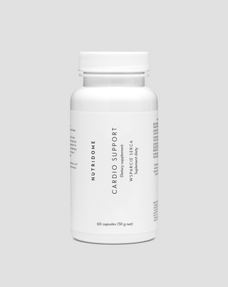 Suplemento para el corazón y la circulación con coenzima Q10, espino, tiamina y vitamina C Nutridome 60 cápsulas. - 1