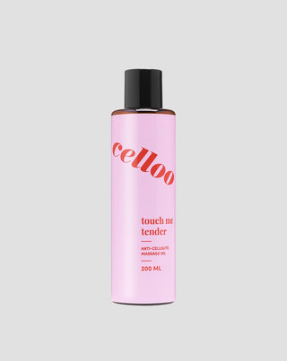 Touch Me Tender Celloo Aceite de masaje corporal anticelulítico calentador