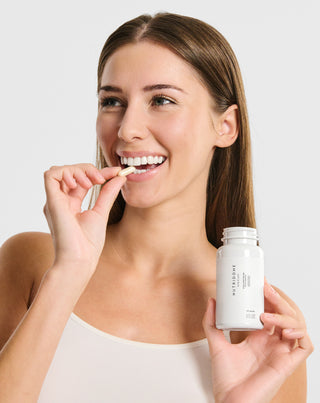Calostro 1000 mg/día para la inmunidad, calostro bovino con vitaminas y minerales Nutridome 60 uds.