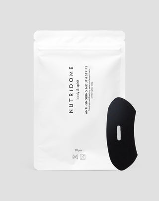 Nutridome parche labial natural de seda de bambú antirronquidos 30 uds. - 1