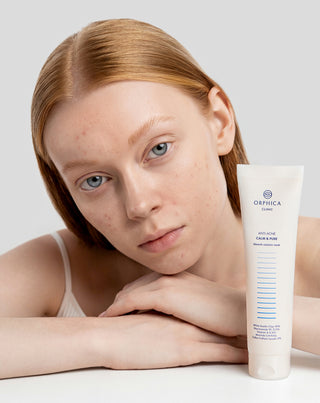 Mascarilla purificante y regeneradora para pieles con tendencia acneica con arcilla blanca Anti-Acne Orphica Clinic 100 ml