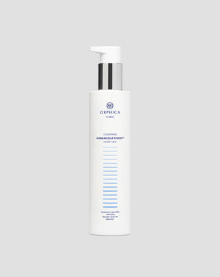 Agua micelar desmaquillante y limpiadora para pieles sensibles y con tendencia acneica con urea, ácido hialurónico y glicólico Cleansing Orphica Clinic 200 ml